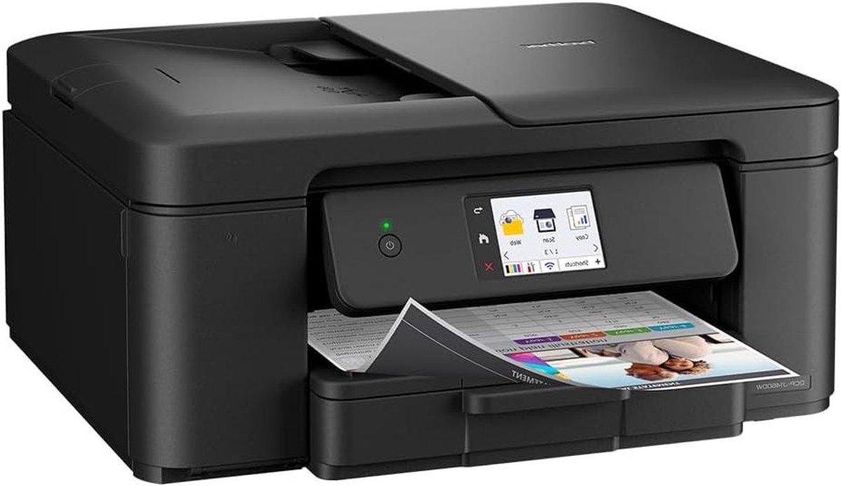 Compacte Multifunctionele Printer - 3-in-1 Inkjet - Thuiswerk Documenten - Automatisch Dubbelzijdig - 6.8 cm Kleurenscherm - Zwart