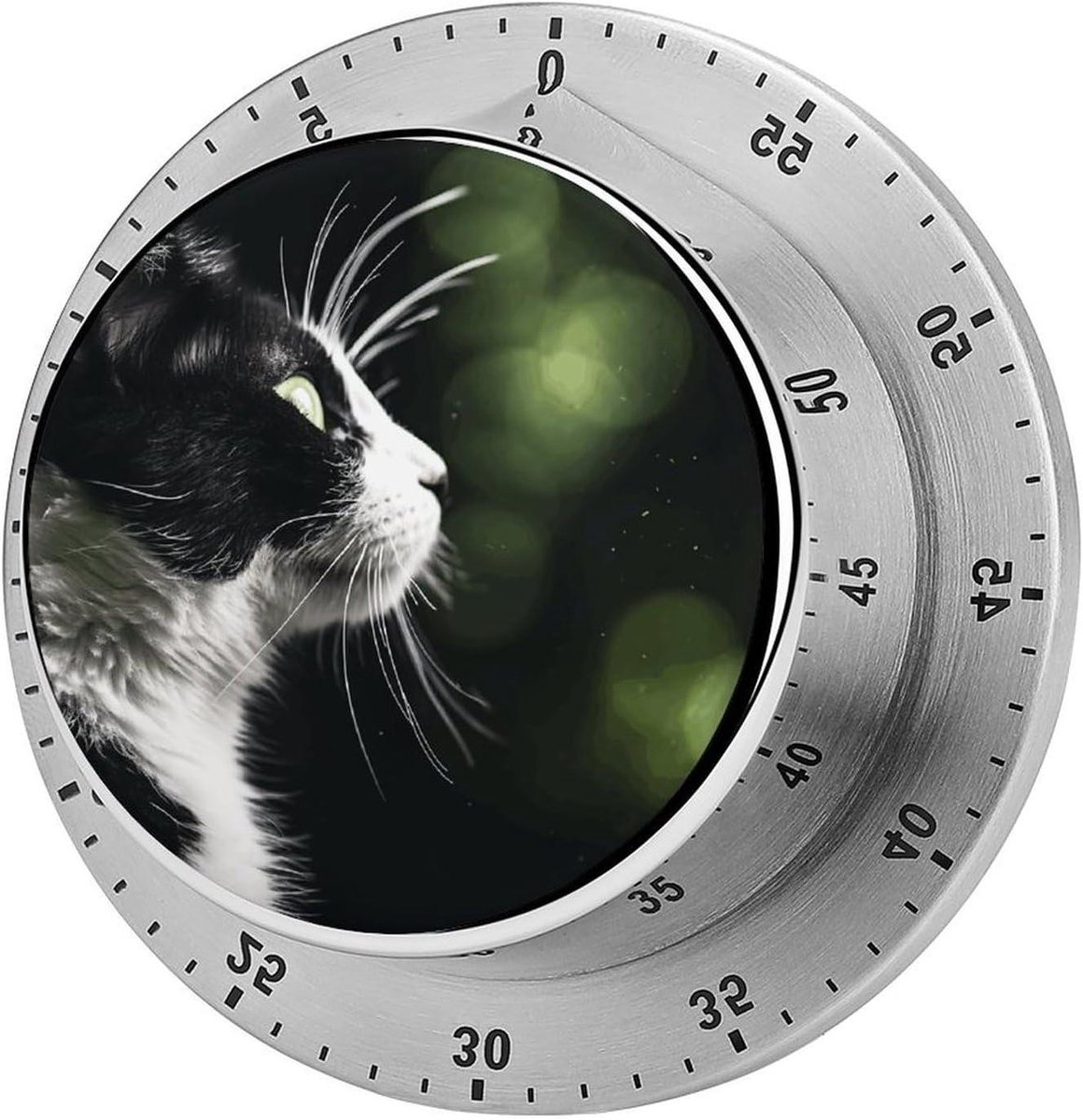 Keukenwekker - Kookwekker Timer - Bakken Koken - Magnetische Achterkant - 60 Minuten - Wit Zwart