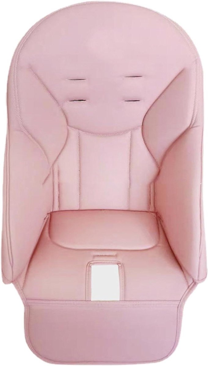 Baby stoelhoes - Eetkamerstoel kussen - Hygiënisch eten - PU leer - 83 x 40 cm - Roze