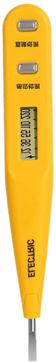 Spanningstester Schroevendraaier - Stroomtester Pen - Elektrisch Controleren - Dubbele Functie - 13 cm - Uniek