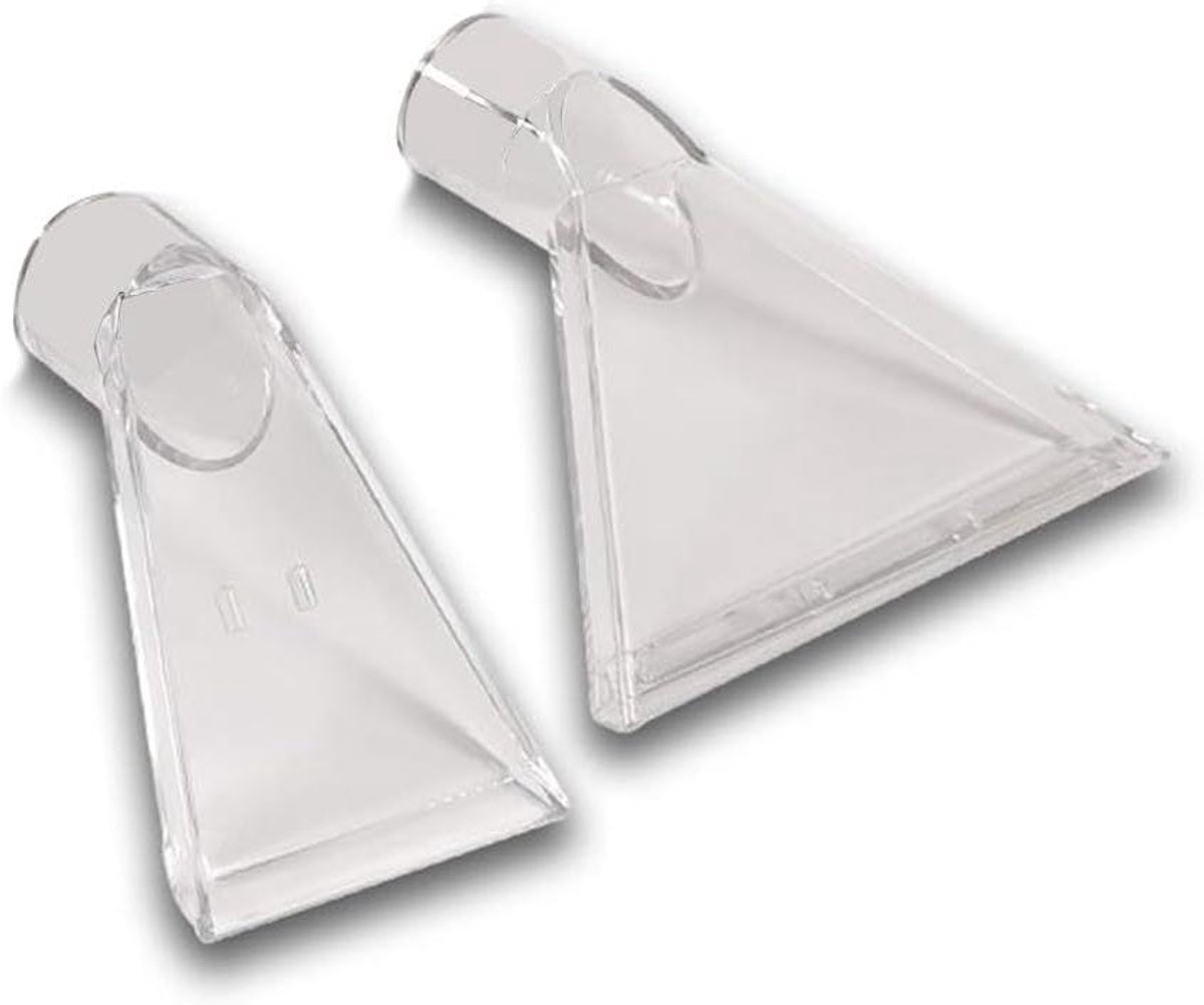 Spuitmondstukken Stofzuiger - Reinigingsaccessoires - Meubels Reinigen - Set van 2 stuks - 38mm - Transparant