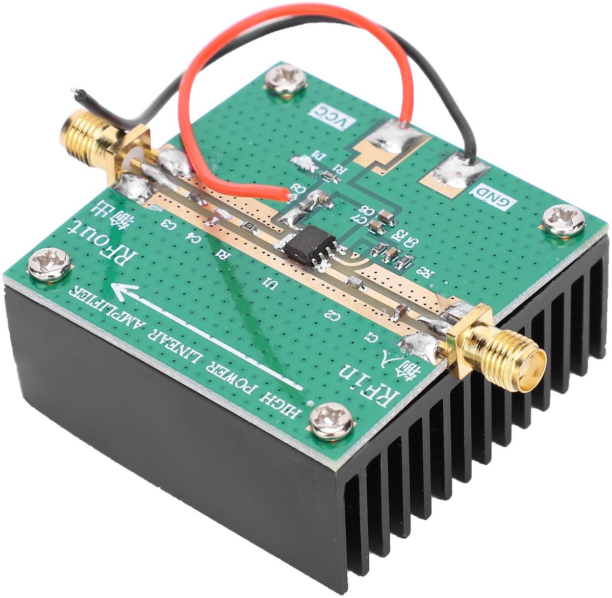 aladdien - RF Eindversterker - RF Versterker 2.4 GHz - Met Heatsink - 1 W Versterker - Geschikt voor Hardware Tools - Model RF2126