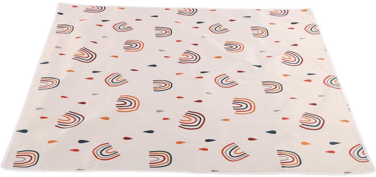 aladdien - Hoge stoel Splash Mat - Waterdichte speelmat - Anti-slip vloer mat - 43.3 inch - Herbruikbaar en wasbaar - Geschikt voor baby's