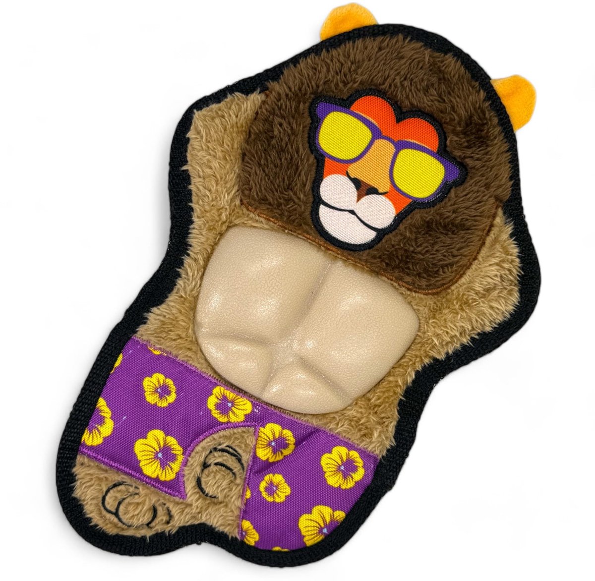 aladdien – Hondenspeelgoed – Robuust en zacht – 29×19 cm – Piepend en zomers – Speelplezier voor kleine honden – Leeuw