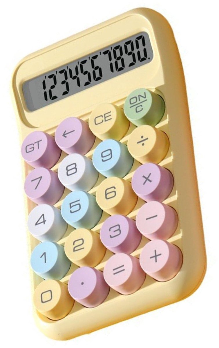ONF3 - Wetenschappelijke Rekenmachine - Draagbaar - Grote Knoppen - Gemakkelijk in gebruik - Mechanische Rekenmachine - Examens en boekhouding -...
