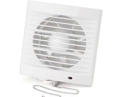 Raamventilator – Afzuigventilator – Ruimte Ventileren – Stille Werking – 5 Inch – Wit
