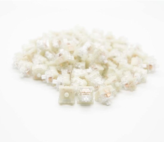 Mechanische Toetsenbord Schakelaars - Gaming Switches - Gepersonaliseerd Typen - Verbeterde Gladheid - 30 Stuks - Wit — afbeelding 2