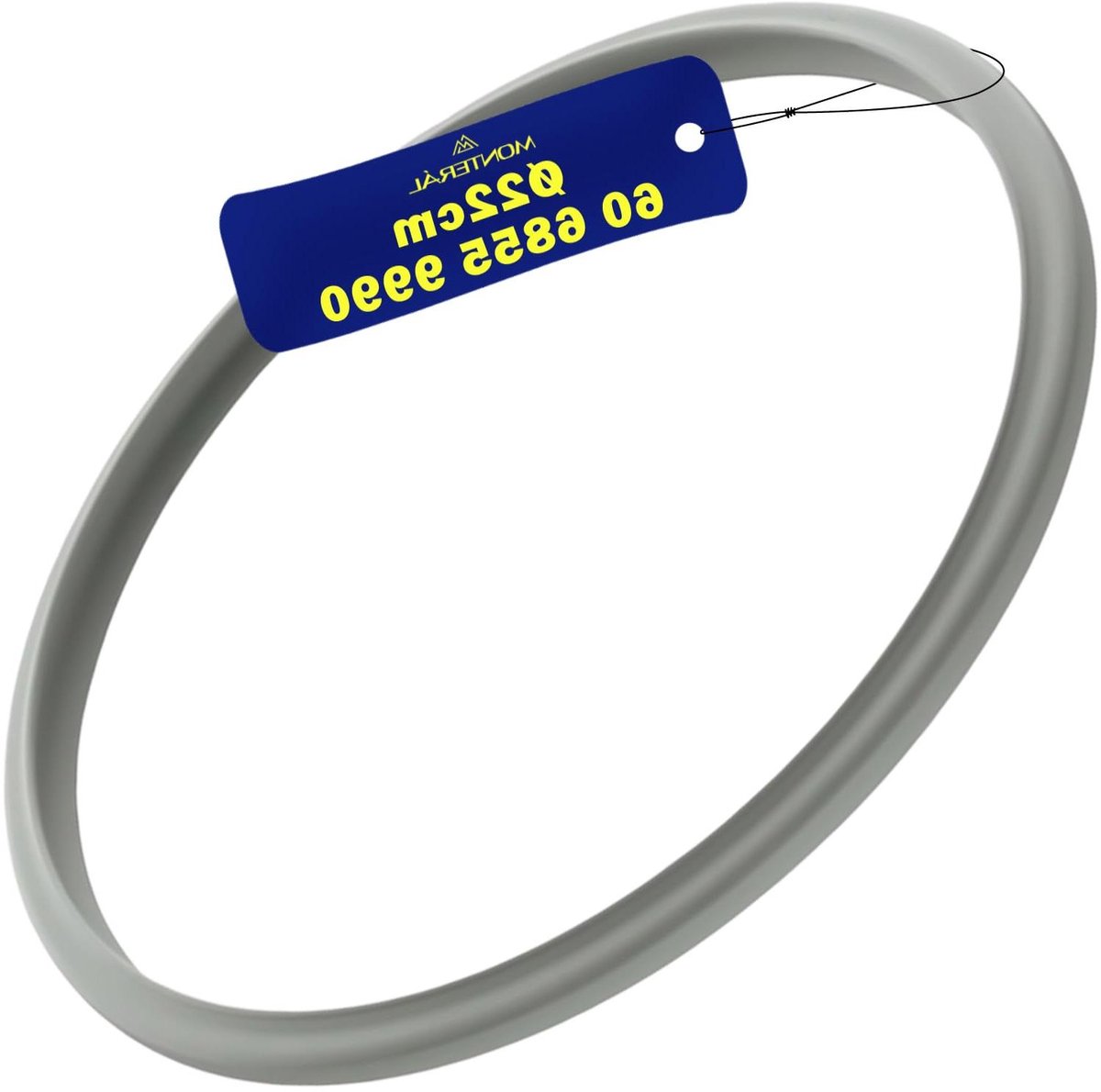 Drukpan Ring - Afsluitring Pan - Efficiënt Koken - Voedselveilig Silicone - Ø 22 cm - Zwart