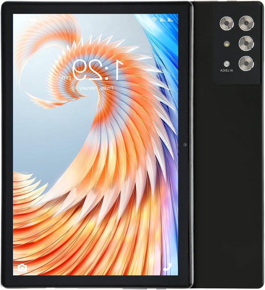 Android Tablet - Octa Core - Entertainment en Werk - Groot FHD Scherm - 8GB 256GB - Zwart