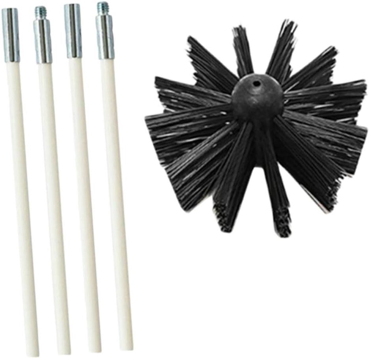 Reinigingsborstel Set - Staven Borstel - Droger Ontluchten - Flexibele Staven - 5 Stuks - Nylon