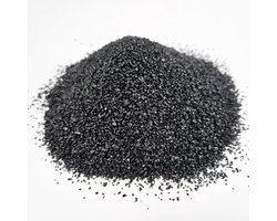 Aquariumzand - Bodembedekking - Natuurlijke omgeving - Bevordert bacteriën - 45 kg - Zwart