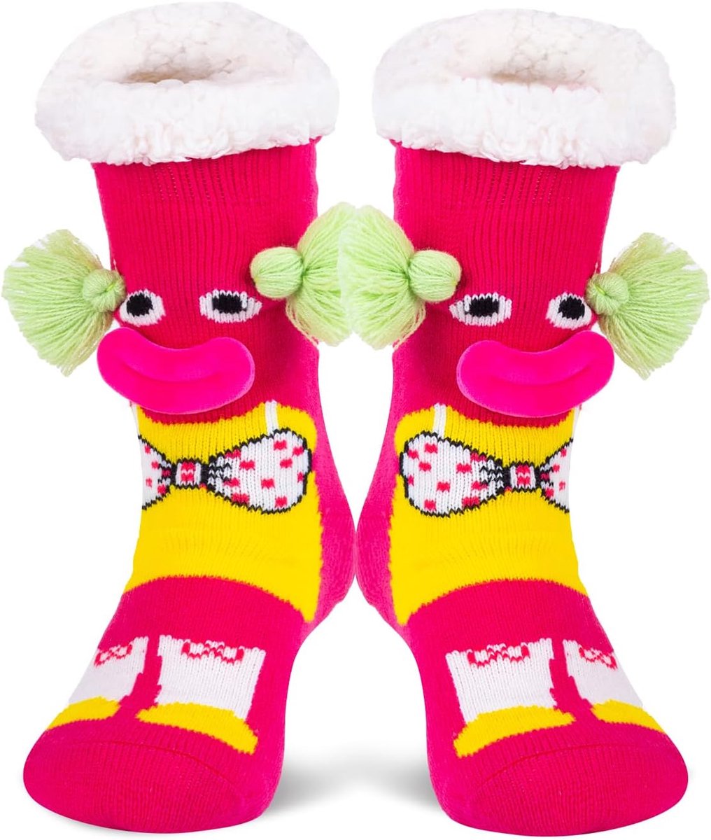 Dames Pantoffels - Huissokken Thermisch - Comfortabel Thuis - Antislip Zolen - Dierenprint