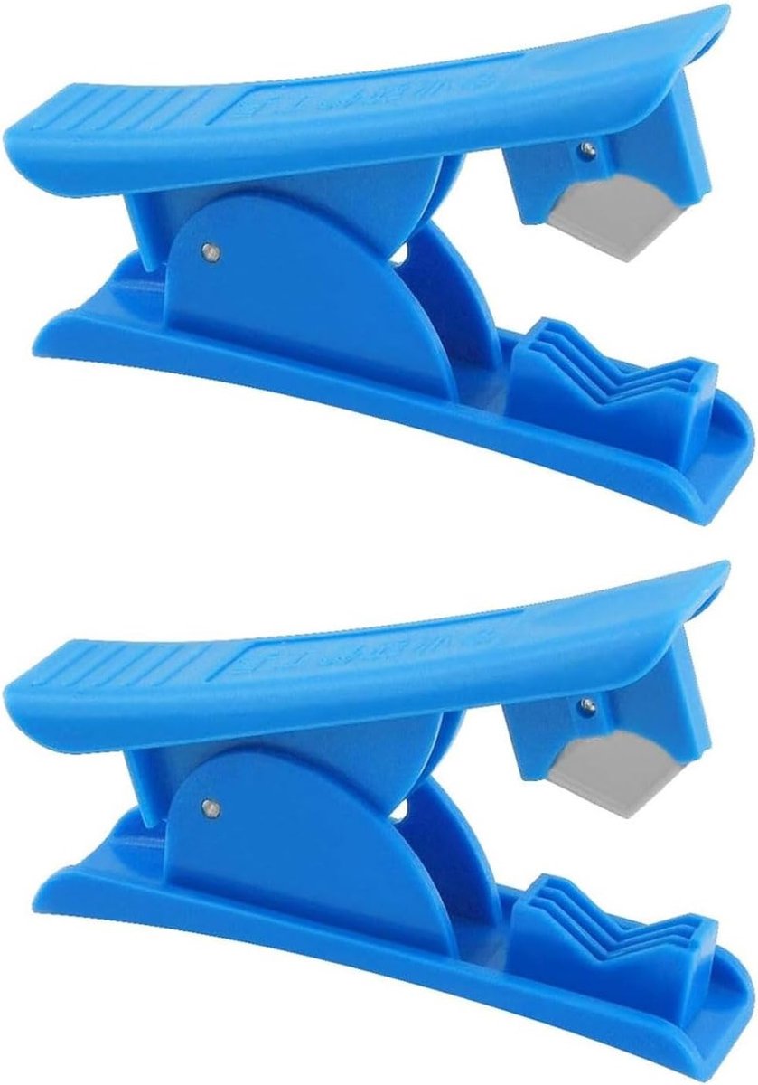 Set van 4 PVC Buizensnijders voor Nylon en Plastic, Veiligheidsmechanisme, Geschikt voor PU en PE Buizen tot 12.7mm OD
