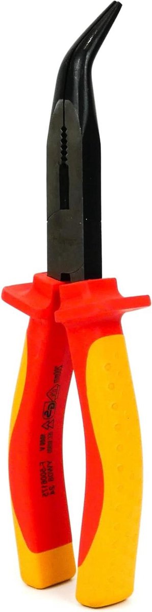 VDE-tang - Geïsoleerde tang - Veilig werken - 1000V getest - 8 inch - Rood-oranje
