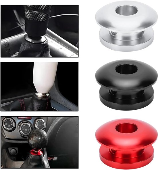 Versnellingspook Adapter - Schakelhendel Houder - Voertuig Controle - Aluminiumlegering - Universeel 12mm - Rood — afbeelding 5