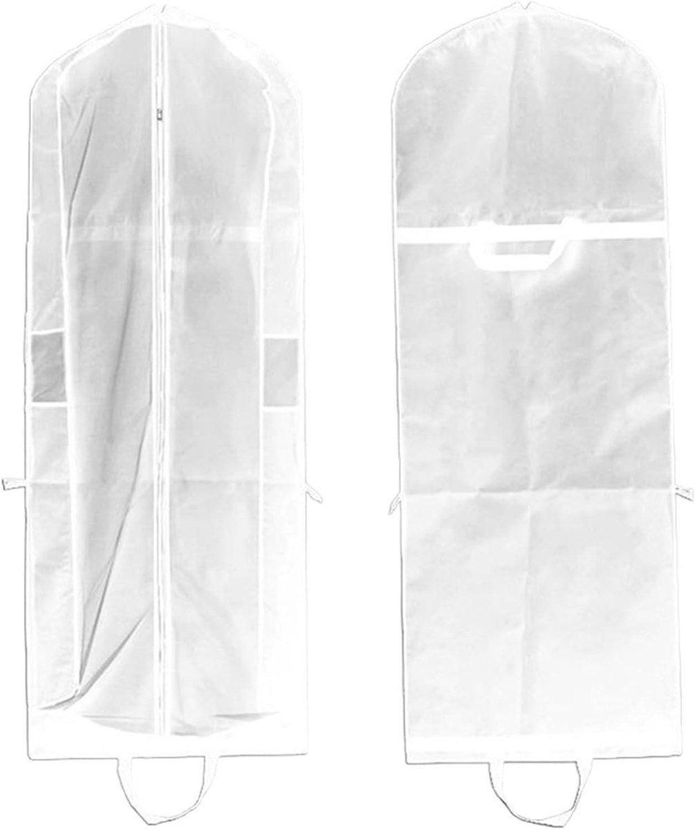 Kledinghoes - Stofhoes Jurk - Kleding Beschermen - Gladde Ritssluiting - 150 cm - Wit