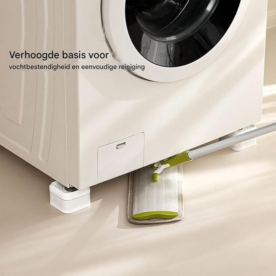 Meubelliftverhogers 4 stuks - Meubelblokken Steunblokken - Meubels Verhogen - Stapelbaar Antislip - 8x8 cm - Model A — afbeelding 4