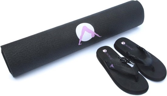 Klassieke yogamat - Extra dik - Yoga en Pilates - Antislip colofonium inbegrepen - Extra lang - Oneindig — afbeelding 5