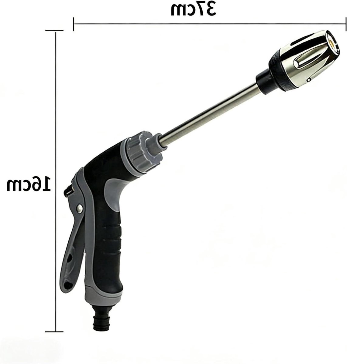 Hogedrukreiniger Opzetstuk - Verstelbare Sproeier - Terras Auto Reinigen - Hydro-Power Technologie - 41cm Lengte - Meerkleurig
