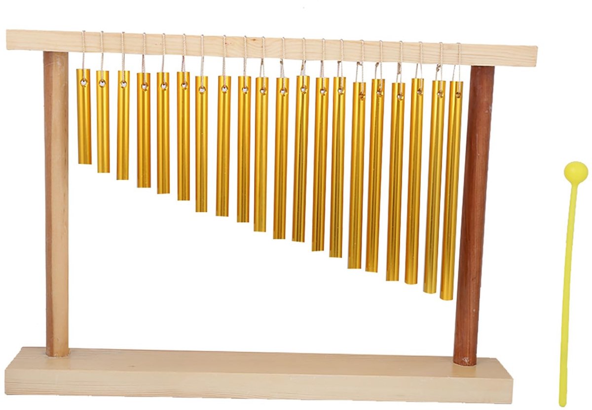 aladdien - Muzikale Speelgoedhamer - Kinderpercussie-instrument - Houten en Metalen - 20 Tonen - Creatief Muziek Speelgoed - Geschikt voor Kinderen