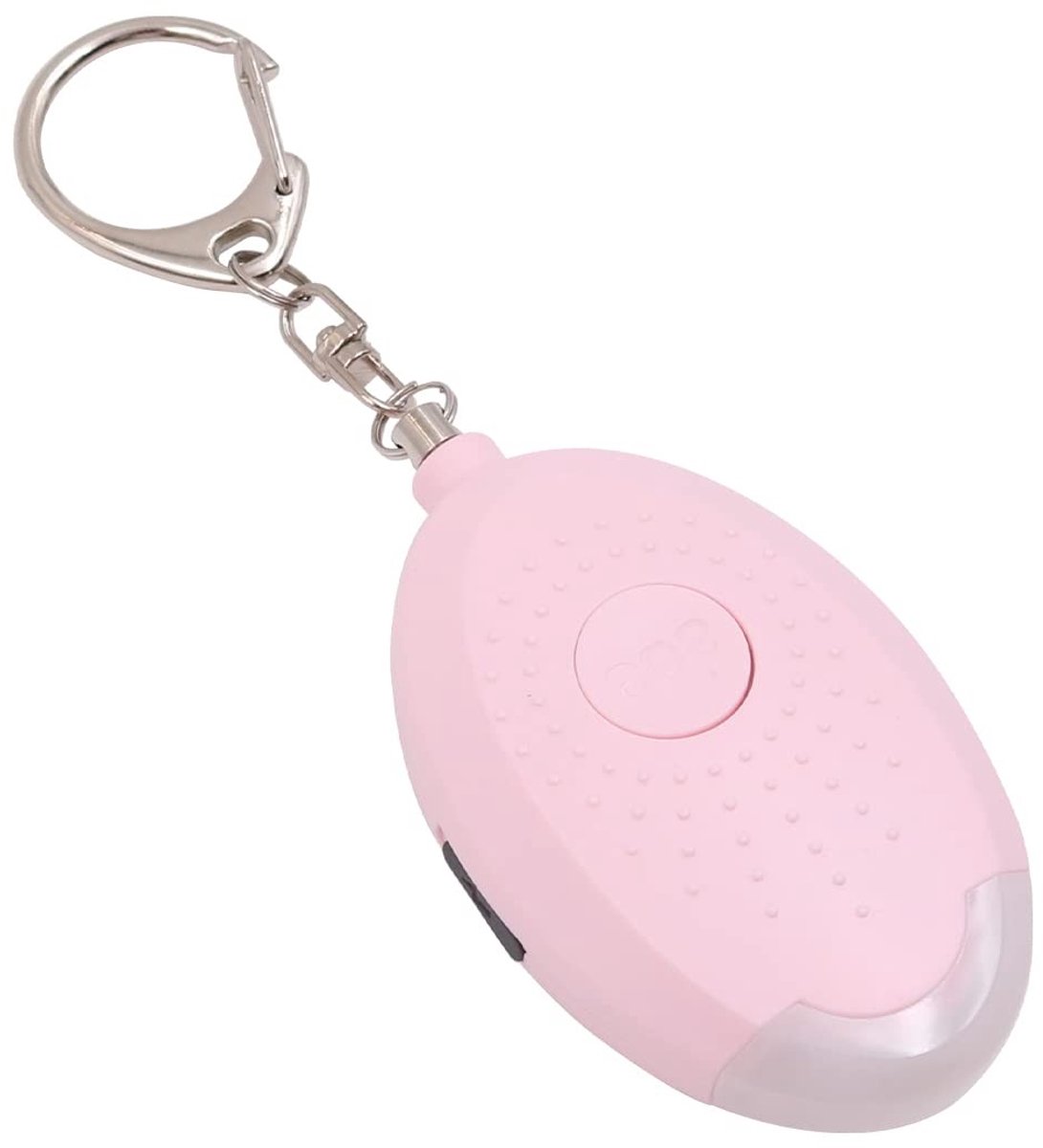 ONF3 - Veilig Persoonlijk Alarm - Persoonlijke Veiligheid - Klein en Oplaadbaar - Roze - Alarm met LED Zaklamp - Geschikt voor Vrouwen en Kinderen