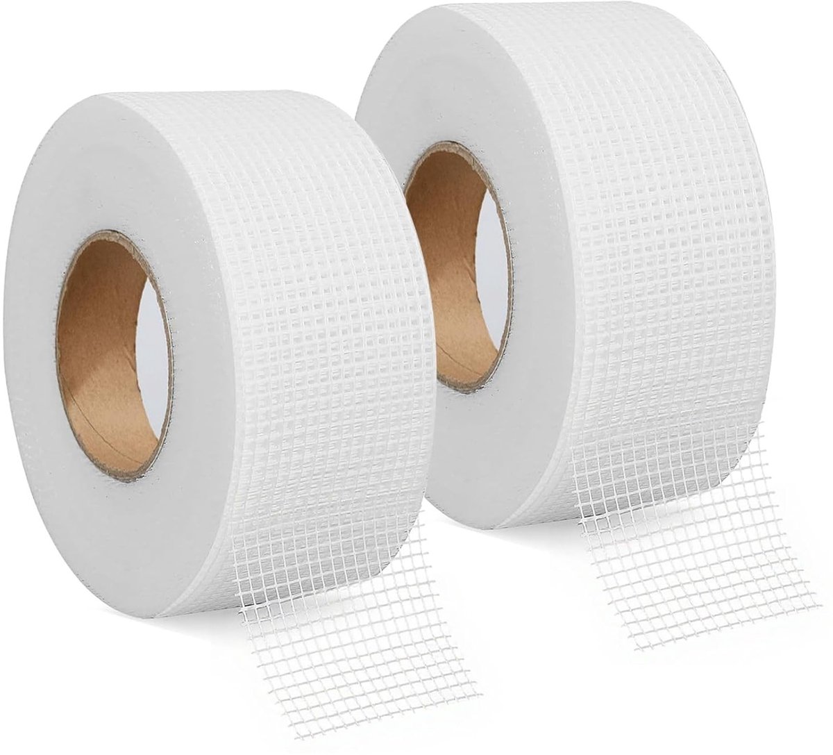 Zelfklevende Glasvezeltape - 2 Stuks - 5 cm x 80 m - Ideaal voor Scheuren, Netafwerking en Verbindingen