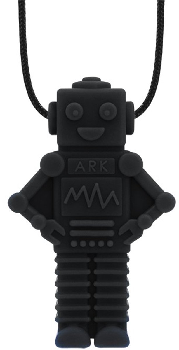 ARK Therapeutic sensorische kauwketting robot zwart XT medium voor kinderen.