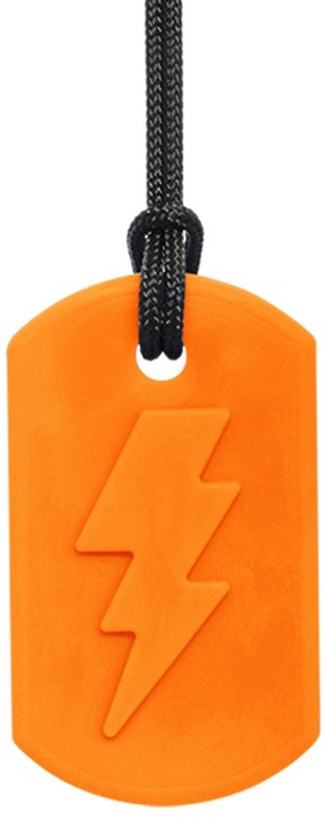 ARK Therapeutic kauwketting speelgoed Bolt Bite Lightning oranje XXT.