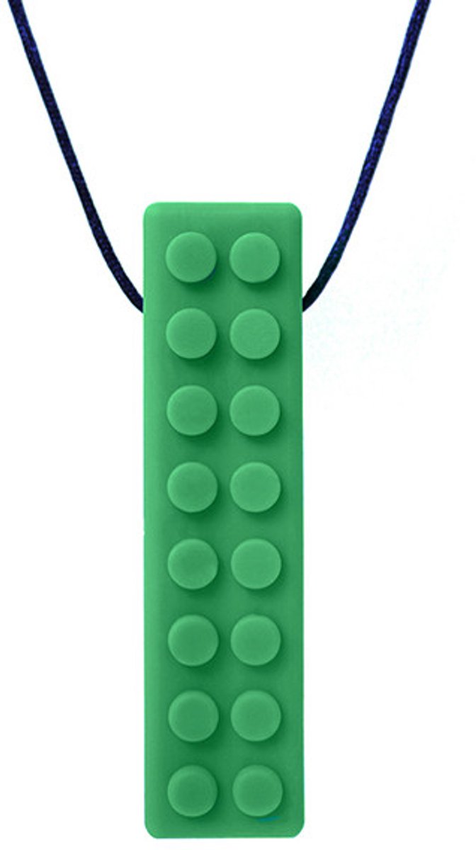 Ark Therapeutics kauwsieraad speelgoed Brick Stick ketting groen XXT.
