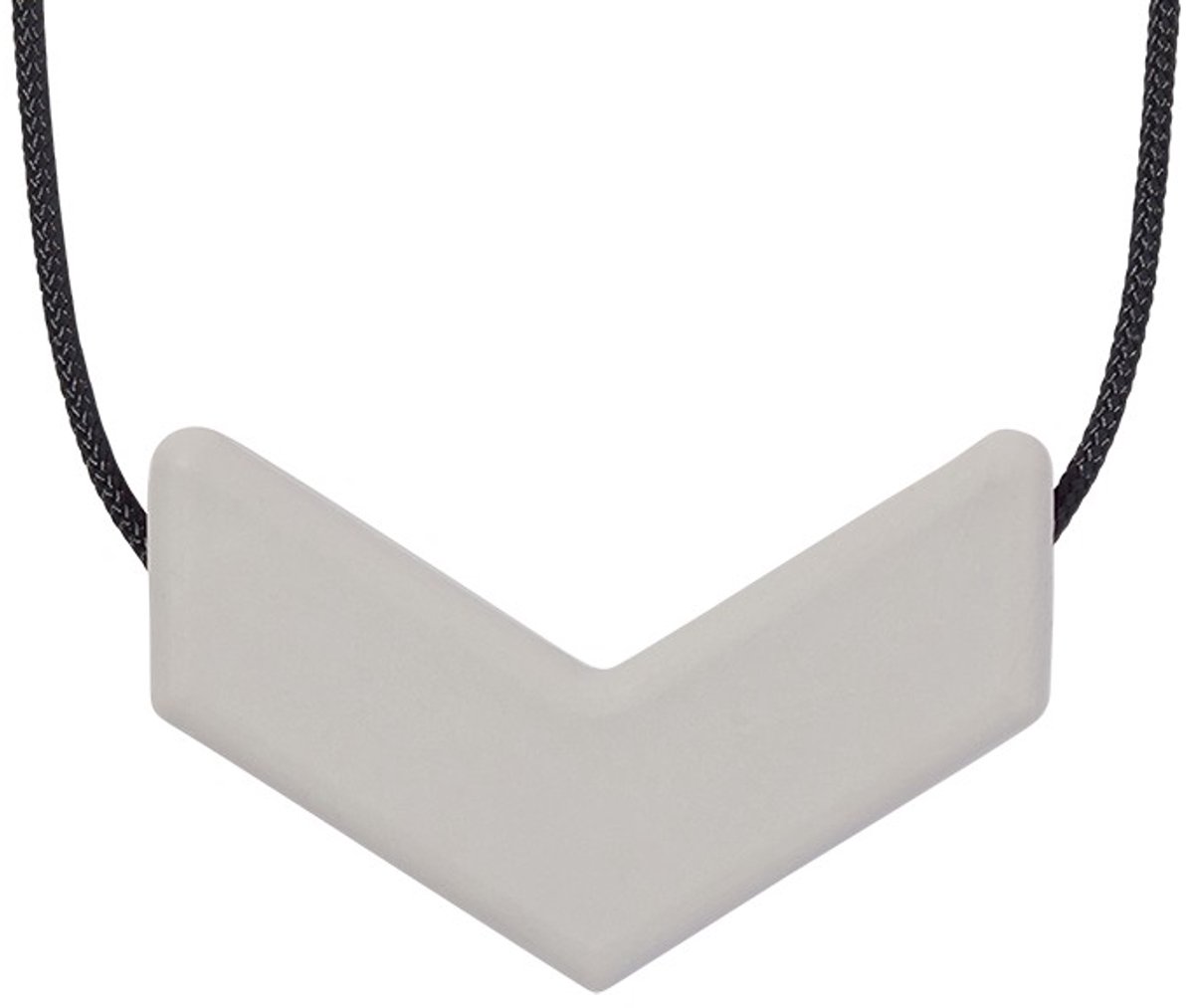 ARK Therapeutic kauwketting speelgoed grijs siliconen bijtketting.