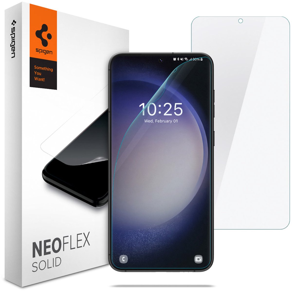 Spigen screenprotector Geschikt voor Samsung Galaxy S23+ - Neo Flex - 2 Pack