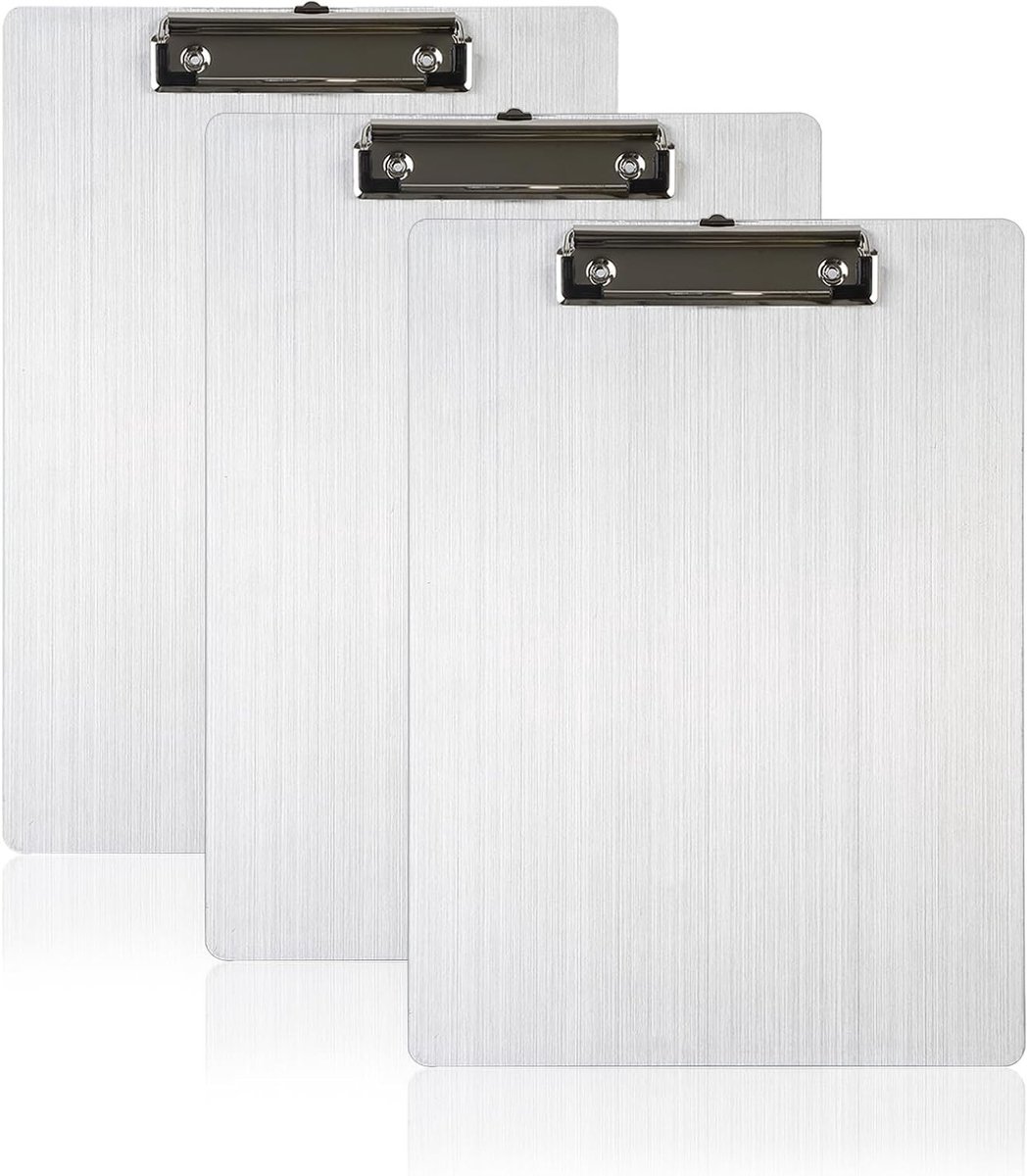 Waterdichte en Kinkvrije A4 Documentfolder van Aluminium, Lichtgewicht en Draagbaar voor Kantoor en Presentaties, Ideaal voor Vergaderingen en Documentbeheer