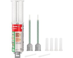 Fischer Fill and Fix Repair of Plug Holes, Furniture Hinges and Fixings to Wall and Wood, 2-Component Resin, 51098