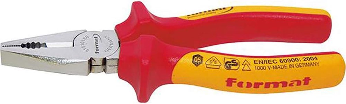 Geïsoleerde Combinatietang 160 mm VDE - Kniptang voor Elektriciens