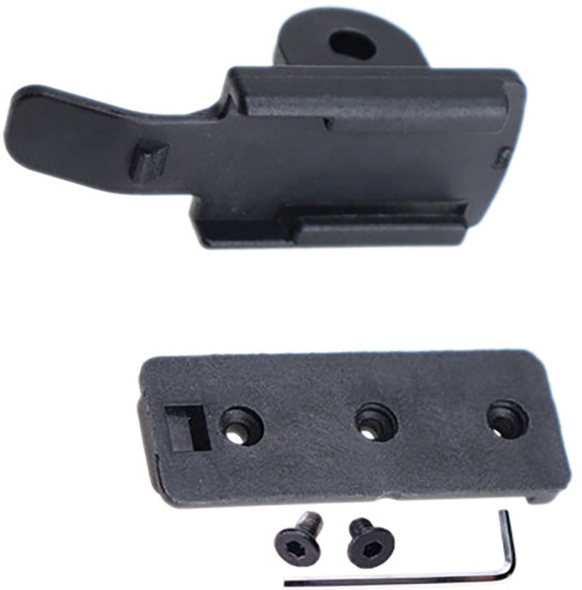 Geschikt voor Shenhuo BL12 / ROCK Koplamp-onderbevestigingsadapter —Geschikt voor GoPro-compatibele interface & onderhangende basisbevestiging voor fietscomputers