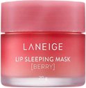 LANEIGE Lip Sleeping Mask EX Berry, 20g. Couvercle rose et pot rouge/rose.