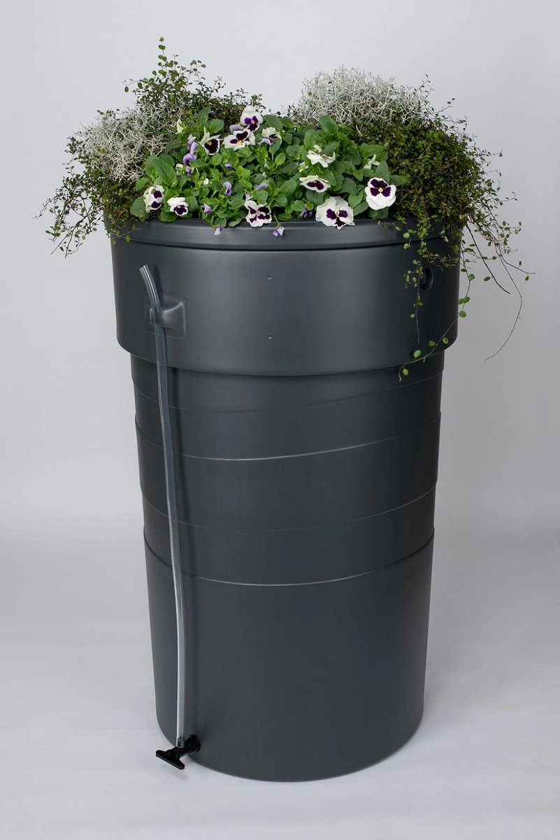 Harcostar Regenton GardenPlanter 230 liter | 49 x 64 x 115 cm | inclusief kraan, filter en slang
