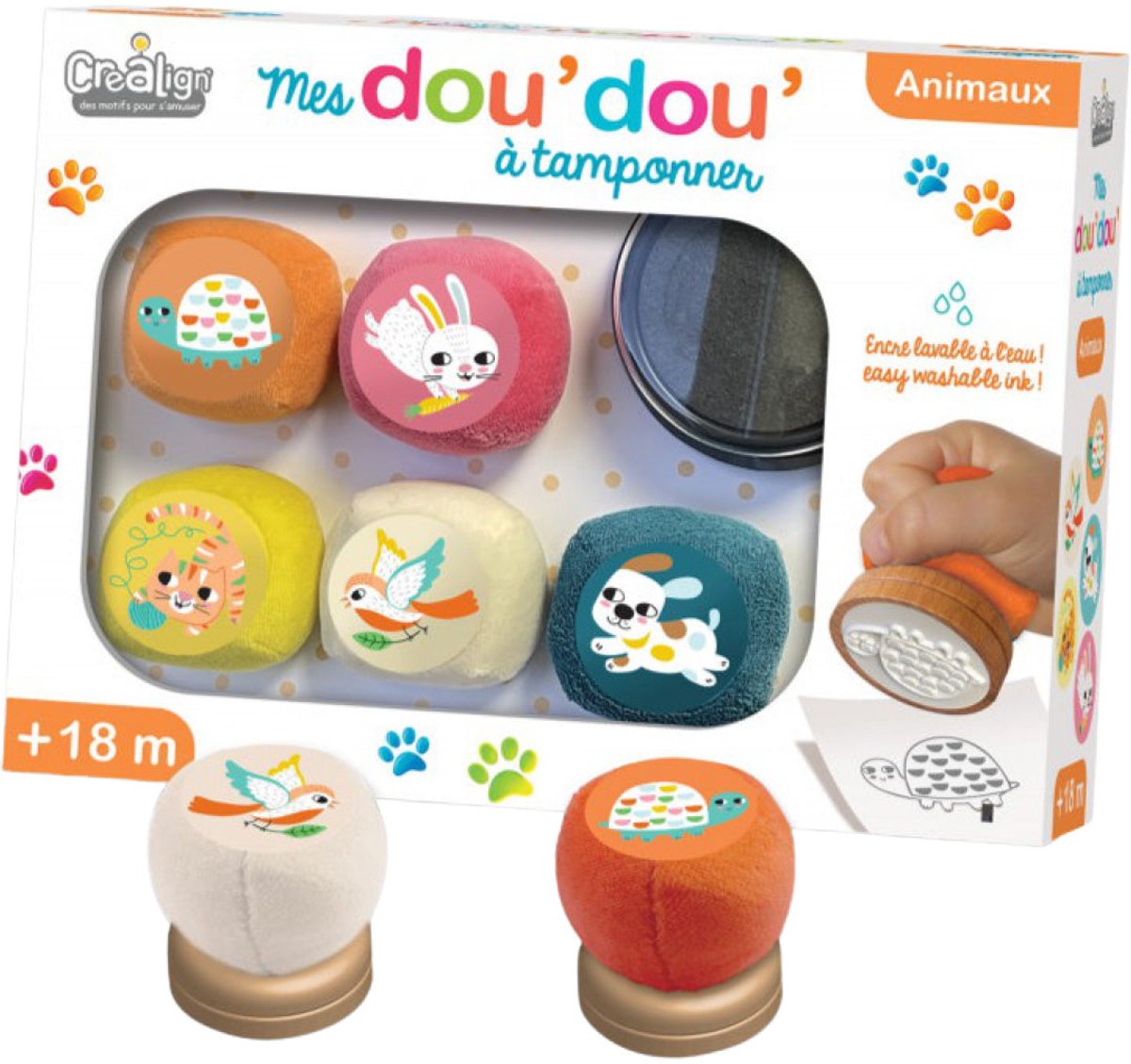 Crealign stempels mijn eerste set - dieren - 6st