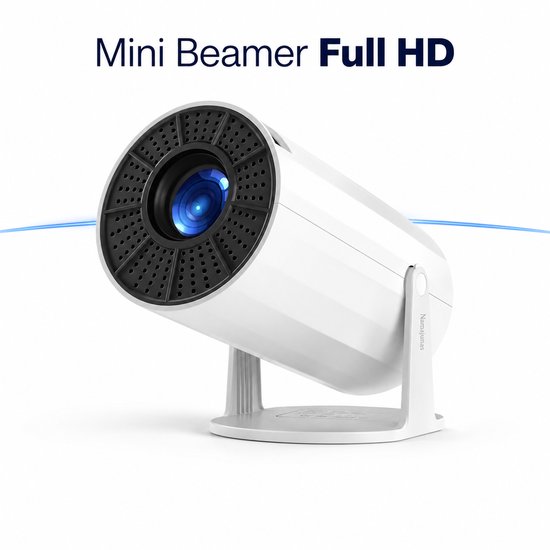 Mini Beamer 1080P Full HD Projector 3000 Lumen Draagbaar Wifi Bluetooth Speaker Android TV