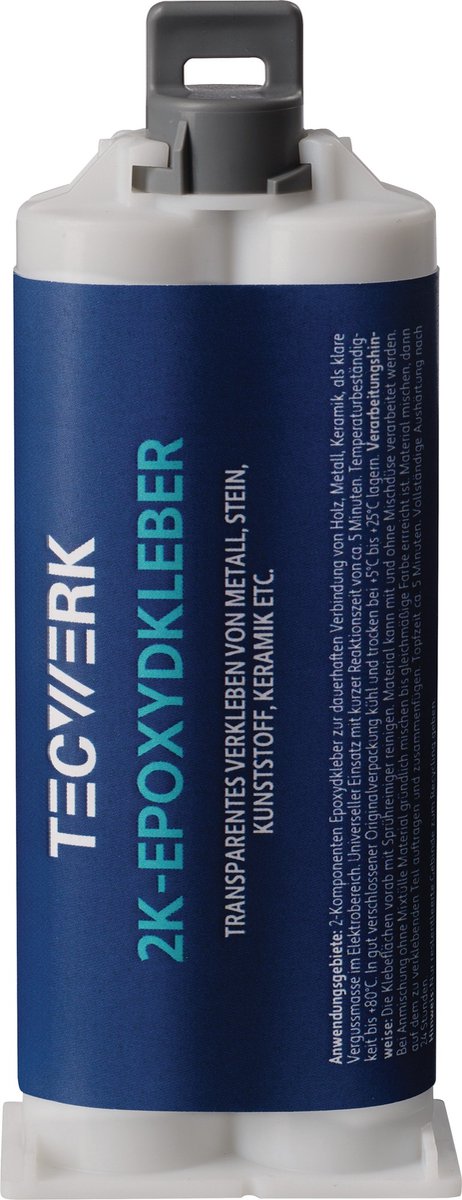 2K-Epoxidklebstoff 50g farblos Doppelkart.TECWERK