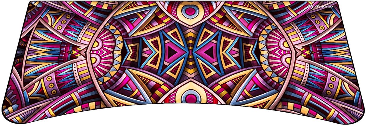 Arozzi Arena Gaming Bureau Vervangende Muismat - 160 cm - Psychedelisch