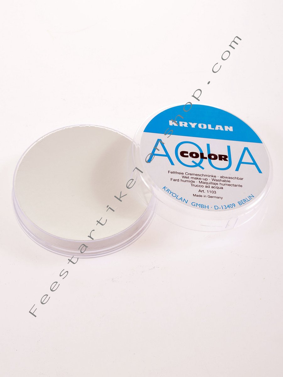 Kryolan - Aquacolor Schmink - 070 - Wit - 55 ml