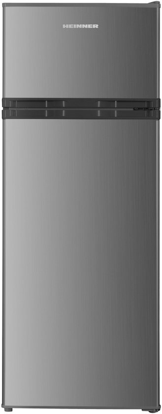 Heinner HF-H2206XE++ compacte koel-vriescombinatie 206L, LED, vriesvak boven, verstelbare planken, energieklasse E