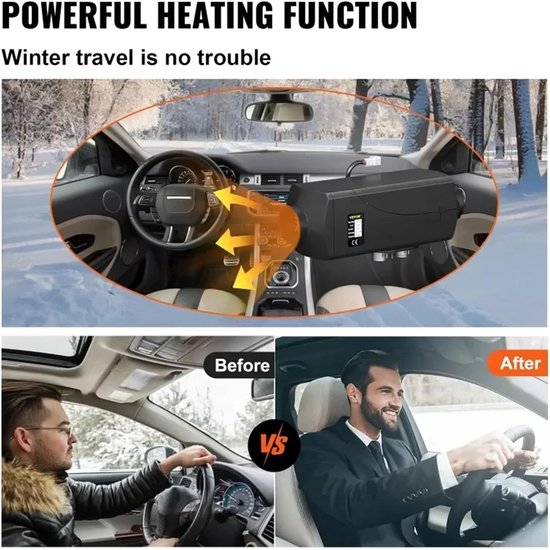 Lucht Diesel Verwarming - Standkachel - Cabine Isolatie - Laag Geluidsniveau - 2/5KW - Zwart — afbeelding 5