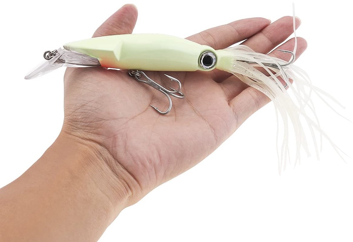 aladdien - Octopus Kunstaas - Soft Lures voor vissen - 14 cm - Zacht en duurzaam - Perfect voor Bass Salmon Trout - Hoogwaardige visserij