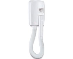 Valera Hotello Shaver 1200W Sèche-cheveux mural compact avec brosse et prise rasoir - Blanc