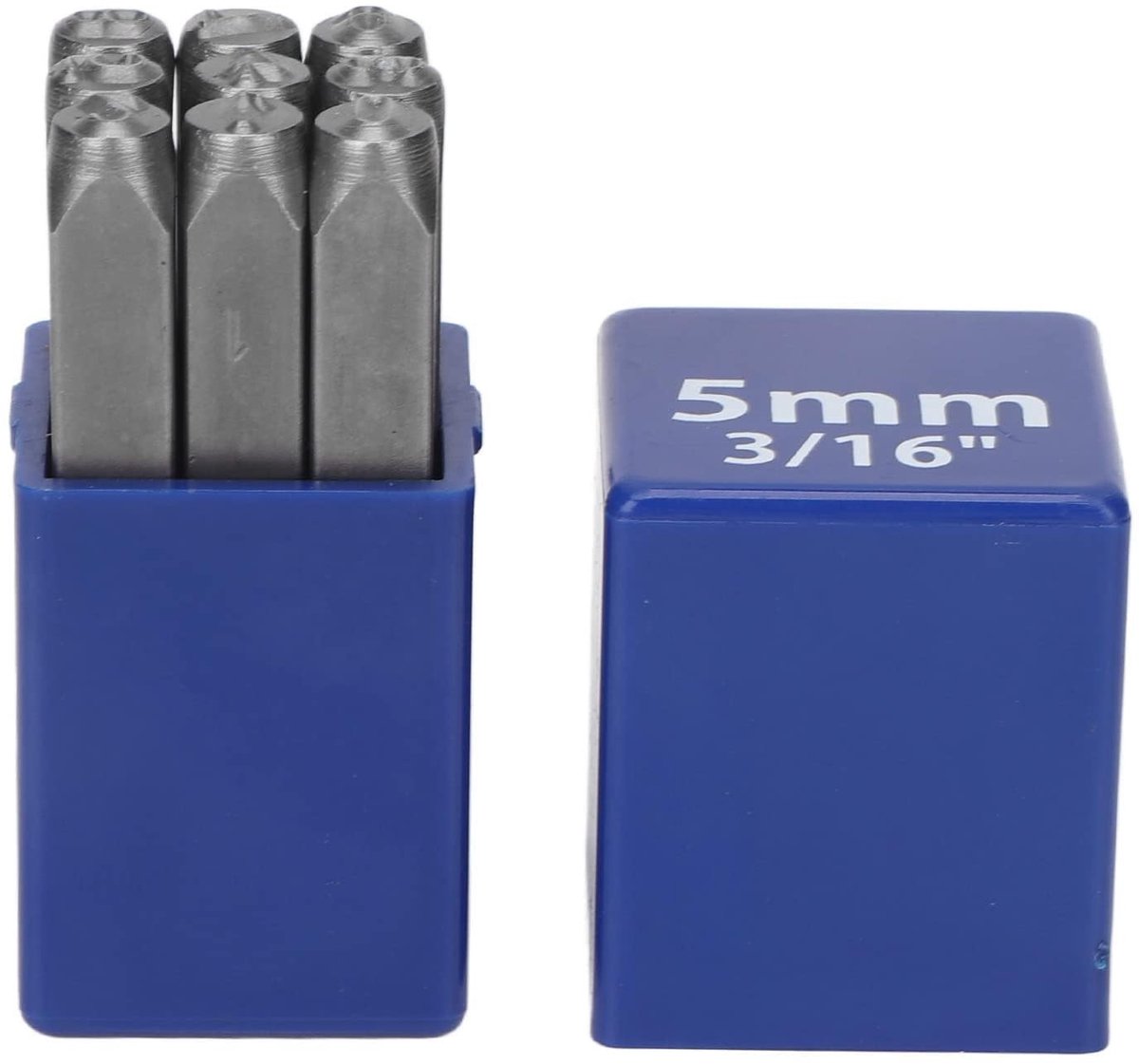 aladdien - Professionele 9-delige Cijferstempel Set - Hoogwaardige Staal Punch Set met Opbergdoos