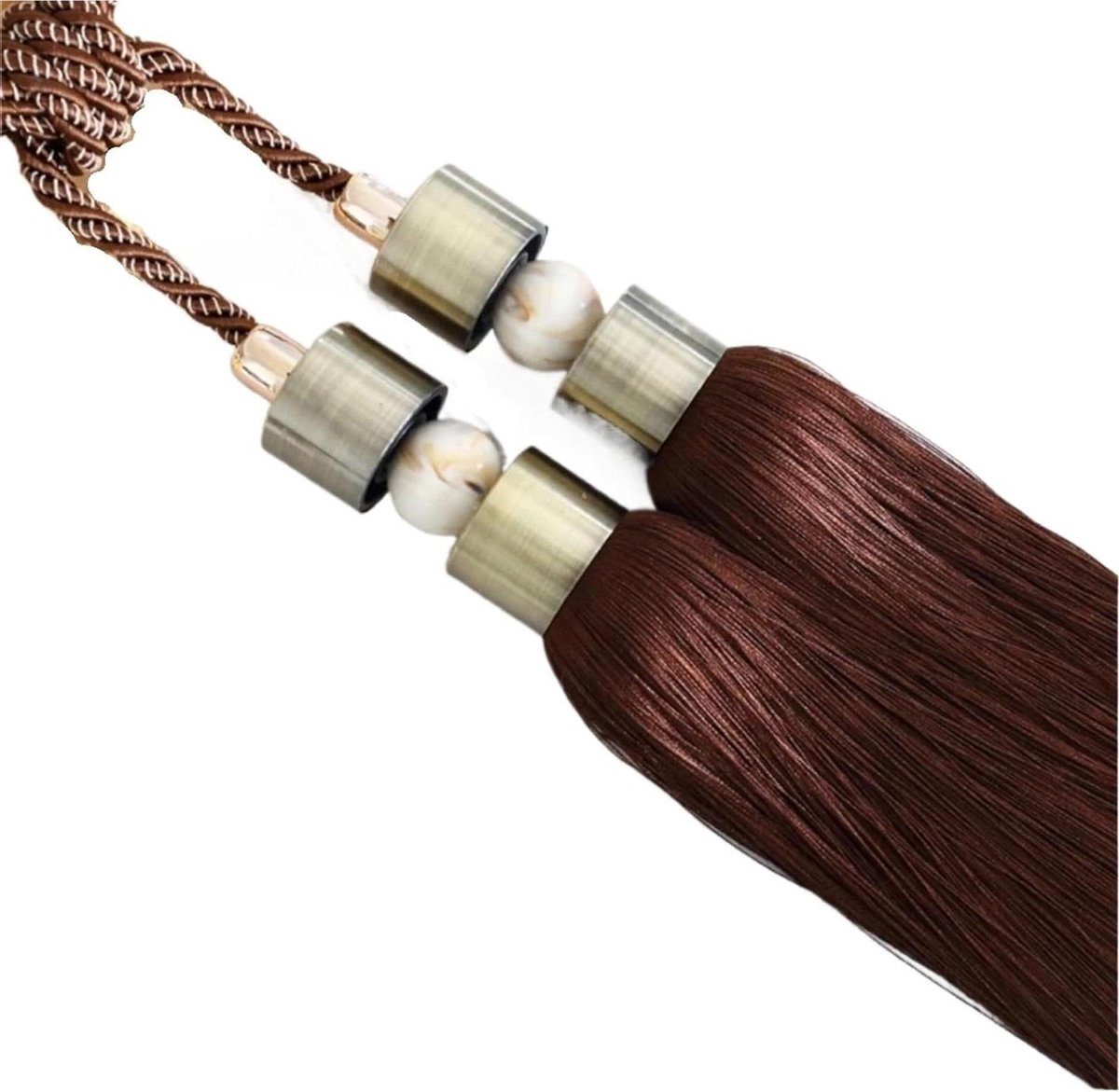 Gordijn Tie-backs - Gordijnkwastjes - Raamdecoratie - Traditionele charme - 2.54 cm - Kleur 1