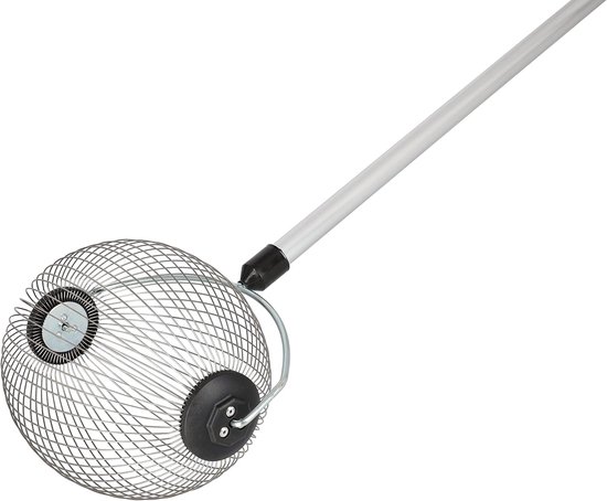 Notenverzamelaar - Fruitplukker - Tuinieren - Verstelbare steel - 105-145 cm - Zilver — afbeelding 5