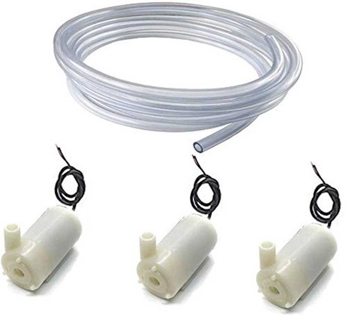RUNCCI-YUN Mini Submersible Water Pump 3-5V met 3m Transparante Slang voor Aquarium en Tuin